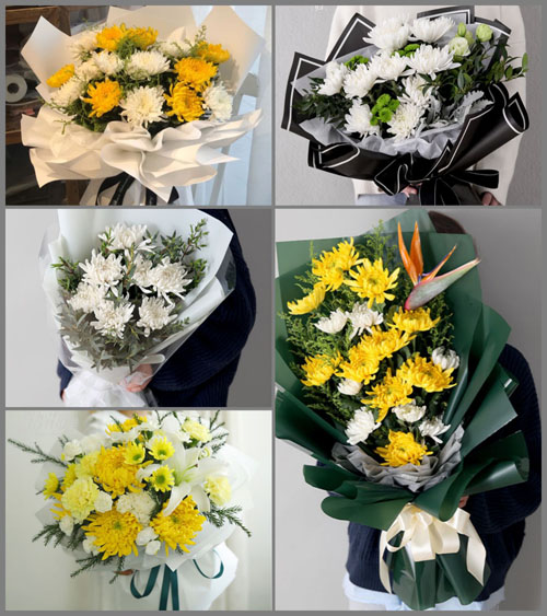 辽宁葫芦岛连山区毛祁屯街道白事花束代送